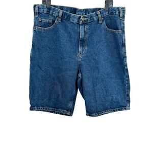 RK Real Workwear Men's Jean Shorts Size 36 Blue Denim